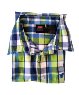 Wrangler Jeans Co. Shirt Boys Size Medium (8) Button Front Multicolor Plaid - $10.40