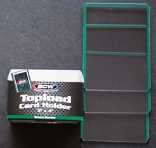 (3 Loose Holders) BCW Green Border Regular 20pt Card Top Loader Card Holder  - £1.59 GBP