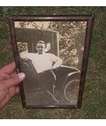 Antique photograph picture automobile car Ford canopy Gas Oil Vehicle mo... - £44.12 GBP