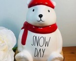 Rae Dunn Christmas Snow Day Polar Bear with Santa Hat  - $21.49