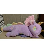 Mythical Lavender Pastel 30” Magical Dragon w/Wings Stuffed Plush Toy Ba... - $346.72 CAD