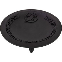 Raven and Pentacle Cast Iron Chime Incense Plate or Candle Holder! - $277.30 MXN