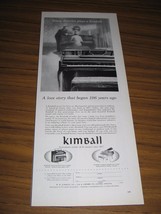 1963 Print Ad Kimball Pianos &amp; Organs Jasper IN - $10.83