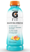 12 Bottles of Gatorade Fit Electrolyte Beverage Tropical Mango Flavor 50... - $50.31