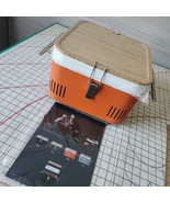 Everdure Cube 17&quot; Portable Tabletop RV Travel Orange Beach Camp Charcoal... - £85.55 GBP