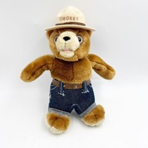 Vintage Smokey The Bear Plush Doll IBTT Bon Ton Toy Stuffed Animal USA Forest 8&quot; - £11.70 GBP