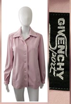 Vintage 70s GIVENCHY Sport Women Pink Button Up Shirt Top - $1,091.30 MXN