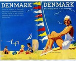 DENMARK The Bathing Beach of the Continent Booklet 1937 Crik Cover - $84.06