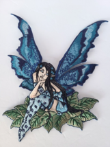 Amy Brown Blue Fairy Fairie 6 Color Iron On Patch Authentic VTG NEW NICE! 7.50&quot; - £20.57 GBP