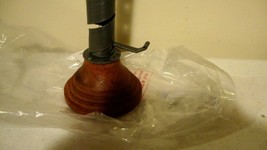Long neck Candlestick holder inrustic wood and metal image 4