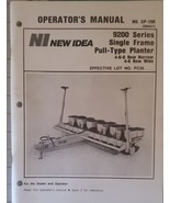 New Idea Operators Manual for Model 9200 Series Single Frame Planter CP 108 - £18.43 GBP