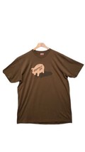 Busted Tees Mens Size XL Capitalist Pig Graphic Print Shirt Army Green - £9.57 GBP