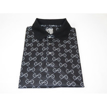 Men Sports Shirt DE-NIKO Short Sleeves Soft Modal Fashion Polo Shirt G1121 Black image 3