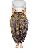 Women&#39;s Baggy comfortable Bohemian Afghani Yoga Harem Pants Bohemiem - $616.20 MXN