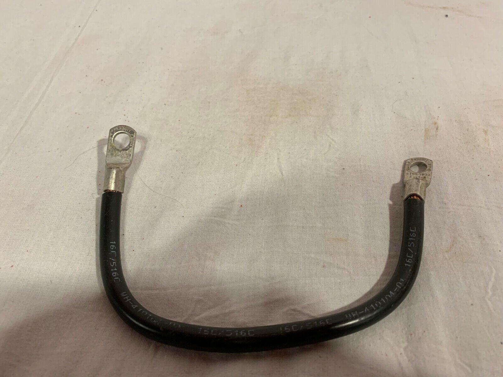 12&quot; ONE FOOT GENERIC BLACK CAR VEHICLE BATTERY CABLE W/O TERMINALS - $7.73