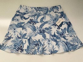 NWT TOMMY BAHAMA TABU JUNGLE WHITE BLUE Golf Tennis Ruffle Hem Skort S M L XL image 2