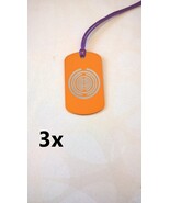 3 x Nikola Tesla Plate Energy Orgonite / Free Shipping to the US &amp; World... - $96.00