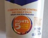 Clearasil Stubborn Acne Control 5in1 Daily Facial Cleansing Pads 90 ct New  - $10.63