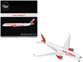 Airbus A350-900 Commercial Aircraft &quot;Air India&quot; (VT-JRH) White with Striped Tail - $184.76