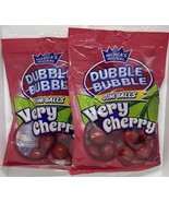 2 Bags Dubble Bubble Gum Balls Bag 3.3 OZ Very Cherry - $13.38 CAD