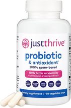 Just Thrive Probiotic &amp; Antioxidant Supplement - 100% Spore-Based Digest... - £19.06 GBP