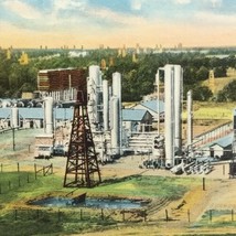Oil Refinery Henderson Texas Vintage Postcard - $12.00