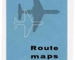 Olympic Airways Route Maps 1960 - £30.83 GBP
