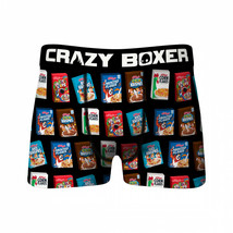 Crazy Boxers Kellogg&#39;s Cereal Boxers Variety Boxer Briefs Black - £17.54 GBP