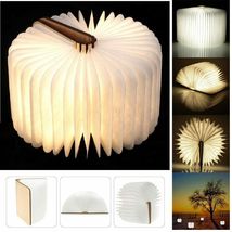 Creative Book Shaped Wooden Lamp,Wooden Folding Led Book Shaped Light - $32.84+