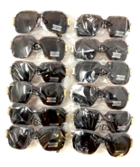 WHOLESALE DOZEN 12 PCS LOT TORTOISE GOLD HIP HOP SQUARE GAZELLE SUNGLASSES - €18,09 EUR