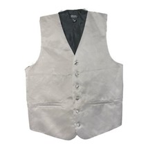 Steven Land Mens Gray Button Front Vest Size Medium - $12.94