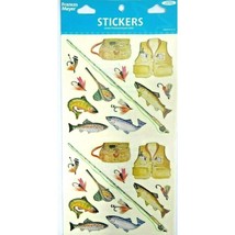 Frances Meyer 26-Pc Fishing Fun Stickers Acid and Lignin Free Made in USA Craft - £6.77 GBP