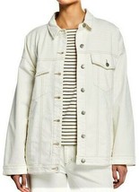 Eileen Fisher Organic Cotton Denim Jacket Sz-M Oversized  - $99.97
