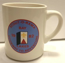 1982 Scout-O-Rama Bay Lakes Council Boy Scouts Coffee Mug Doorway to Adventure - £7.85 GBP