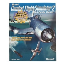 Microsoft Combat Flight Simulator 2 WWII Pacific Theater Inside Moves Guide Book - £6.91 GBP