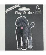 Labradoodle Back Dog Pet Vinyl Sticker waterproof For Car Laptop Water B... - $8.80 CAD