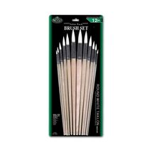 Royal and Langnickel Round Taklon Variety Long Handle Brush Set - White ... - $21.00