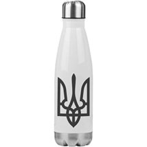 Tryzub (Black) - 20oz Insulated Water Bottle - £22.39 GBP
