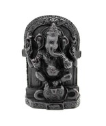 GANESHA STATUE 4&quot; Hindu Elephant God HIGH QUALITY Resin Seated w Cobra I... - €11,68 EUR