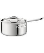 All-clad D3 Stainless Steel  3-ply Bonded 3- qt Sauce Pan with lid - $139.99