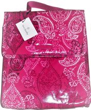 Vera Bradley Lunch Sack Laminated Stamped Paisley Tropical Paradise New - £32.10 GBP