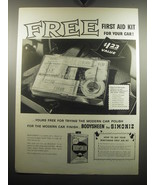 1957 Simoniz Bodysheen Ad - Free first aid kit for your car - £15.25 GBP