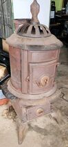 Antique Jacobs MFG Pot Belly Parlor Stove #117 Wood Coal Shop Bridgeport - $399.99