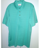 GRAND SLAM MEN'S GREEN SS AIRFLOW KNIT GOLF SHIRT-L-NWOT-POLYESTER - $8.41
