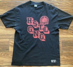 Hustle Gang Black T Shirt HSTL GNG Crew Neck Short Sleeve Graphic Black ... - $14.00