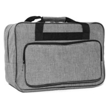 Gray Sewing Machine Carrying Case, Universal Tote Travel Bag Compatible ... - $42.99