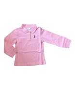 NEW Disney Mickey Mouse Long Sleeve Polo Shirt Pink Girls Size  XXS 3/4 ... - $9.80
