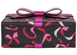 Kate Spade Wrapping Party Gift Box Crossbody Black Pink Leather NWT K467... - £113.94 GBP