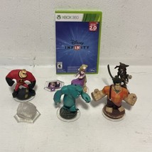 Disney Infinity Xbox 360 Lot With 5 Figures - £11.52 GBP