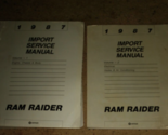 1987 Dodge RAM Raider Camion Service Atelier Réparation Manuel Set OEM - $24.98